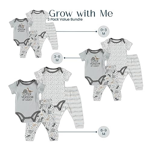 Baby Gear Girl's Baby Clothes Layette Seti Oyoqsiz Uyqu va O'yin - 19