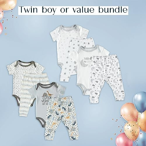 Baby Gear Girl's Baby Clothes Layette Seti Oyoqsiz Uyqu va O'yin - 10