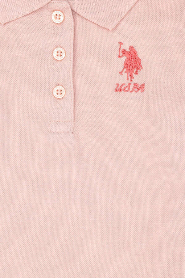 Baby Girl Dusty Pink Basic Polo Neck Sweatshirt - 8