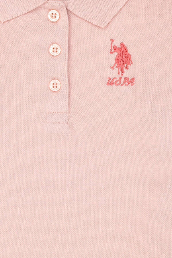 Baby Girl Dusty Pink Basic Polo Neck Sweatshirt - 4