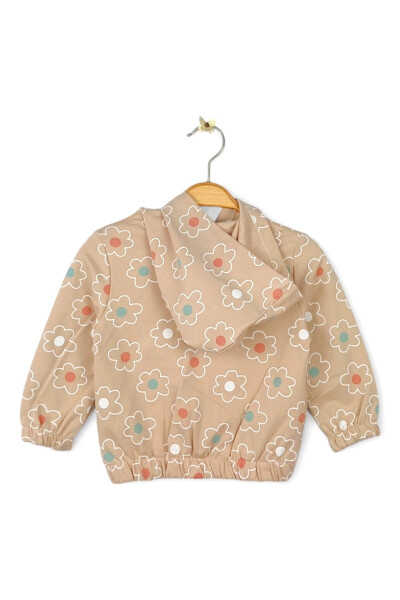 Baby Girl Floral Hoodie Long Sleeve Cardigan (9-24 Months) - 3