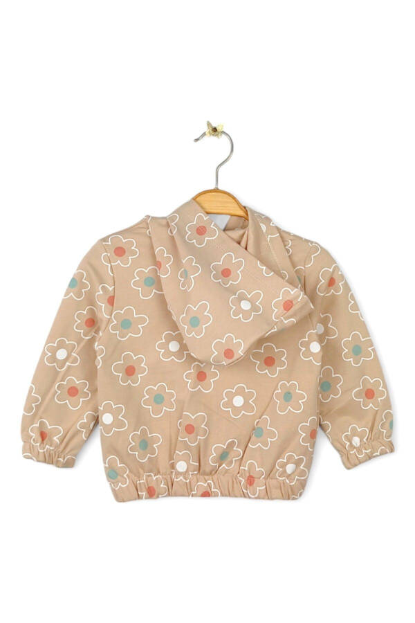 Baby Girl Floral Hoodie Long Sleeve Cardigan (9-24 Months) - 3