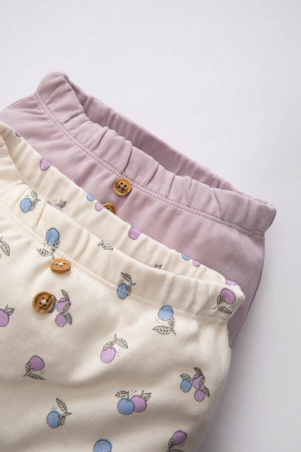 Baby Girl Fruit Patterned 2-Piece Sweatpants C2453a524sp - 6