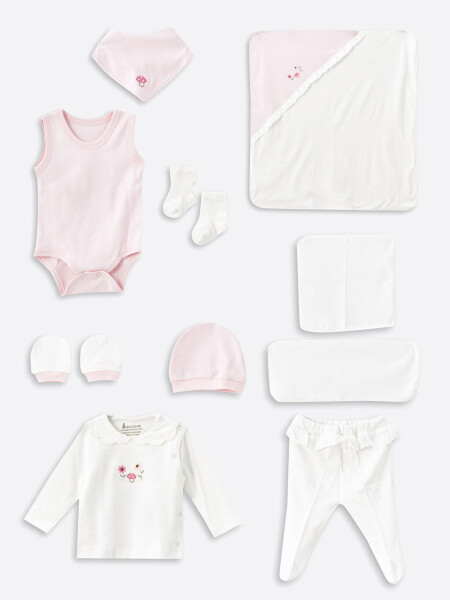 Baby Girl Hospital Discharge Set - 1