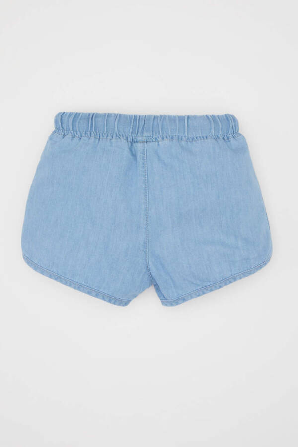 Baby Girl Jean Shorts Light Blue - 8