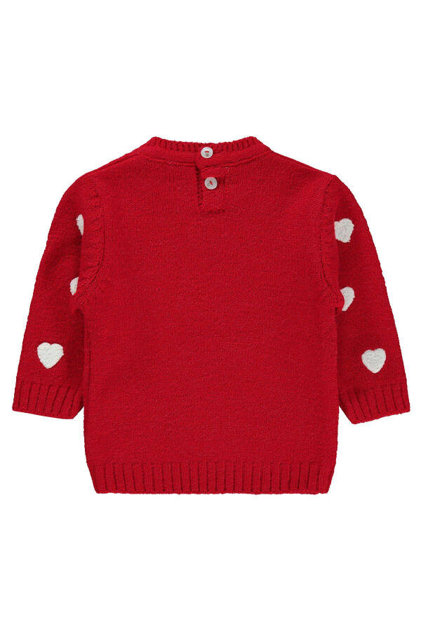 Baby Girl Knit Sweater 6-18 Months Red - 9