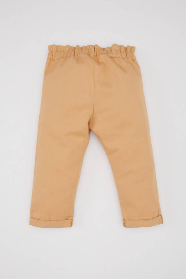 Baby Girl Paperbag Fold Over Leg Gabardine Pants B9790A524SP - 12