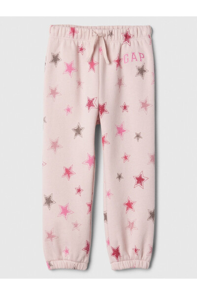 Baby Girl Pink Logo Fleece Jogger Pants - 9