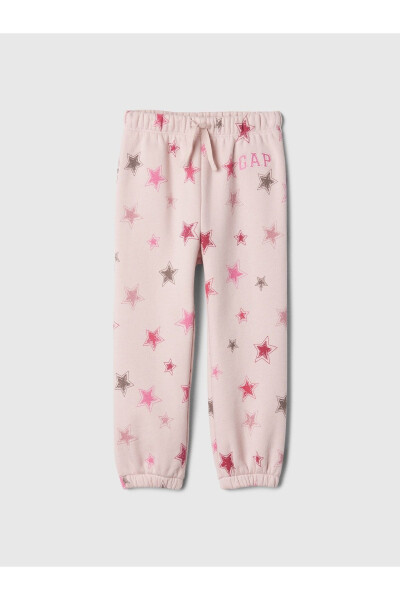 Baby Girl Pink Logo Fleece Jogger Pants - 2