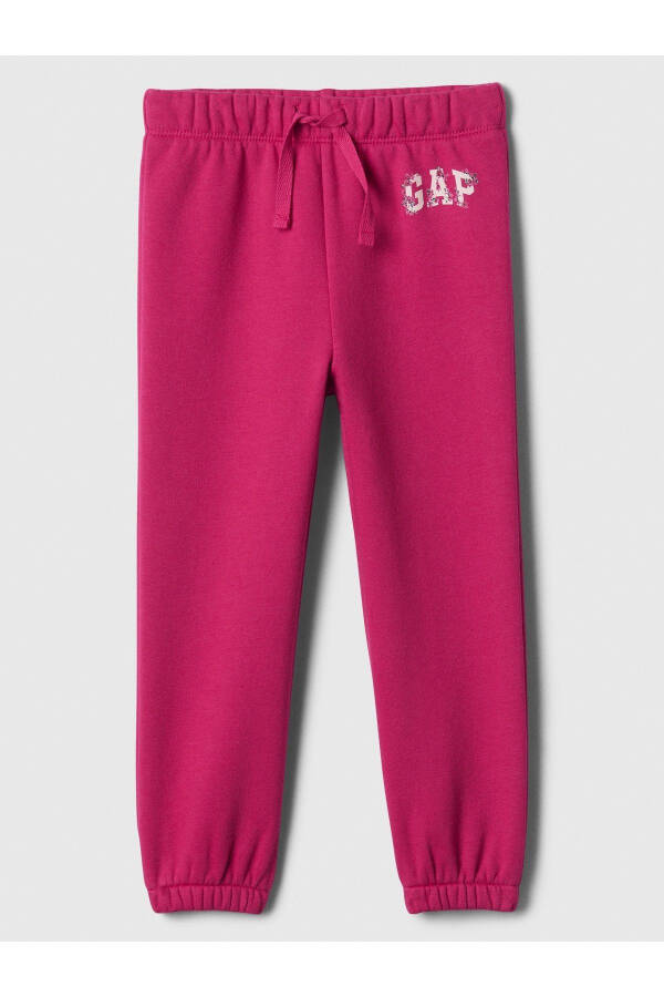 Baby Girl Pink Logo Fleece Jogger Pants - 8