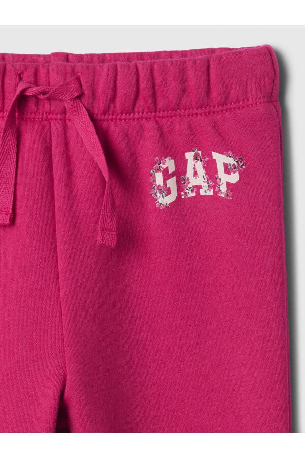 Baby Girl Pink Logo Fleece Jogger Pants - 2