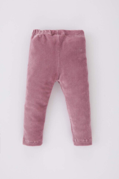 Baby Girl Plain Leg Velvet Leggings Y1083a223wn - 4