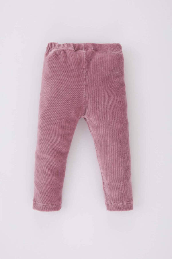 Baby Girl Plain Leg Velvet Leggings Y1083a223wn - 4