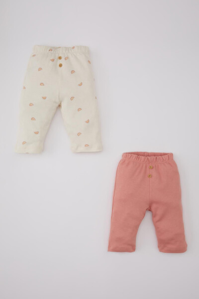 Baby Girl Rainbow Printed 2-Pack Sweatpants B7729a524sp - 1