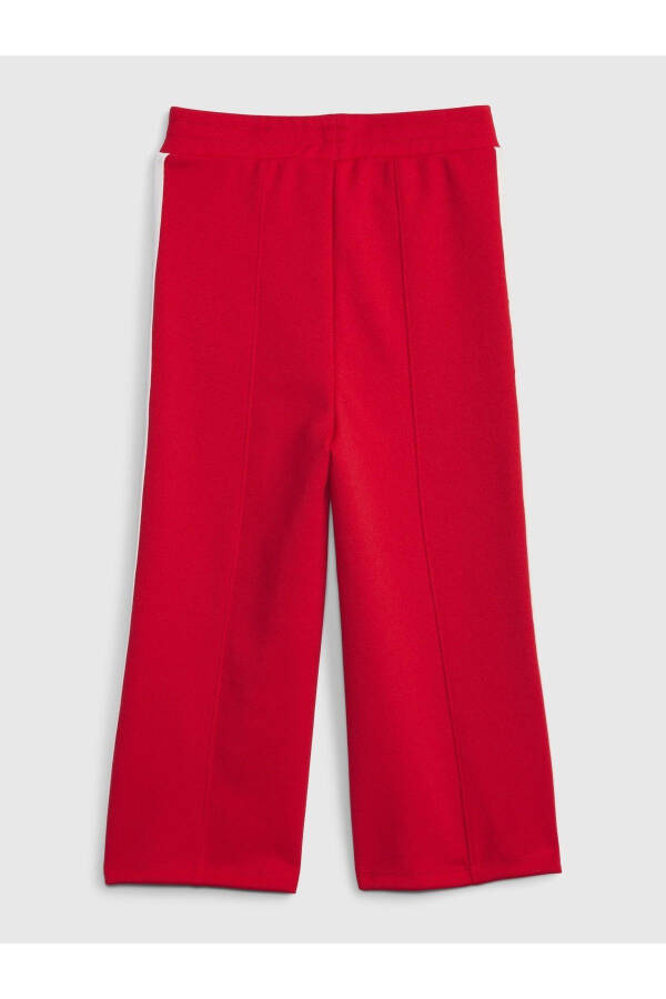 Baby Girl Red Stripe Detailed Sweatpants - 3