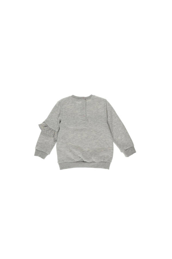 Baby Girl Ruffle Detail Sweatshirt - 5