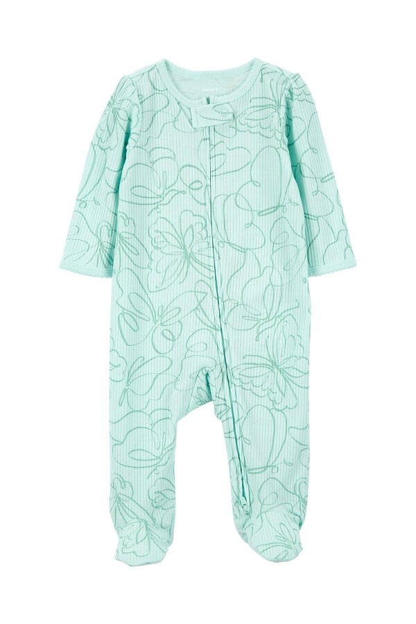 Baby Girl Sleepsuit Mint - 3