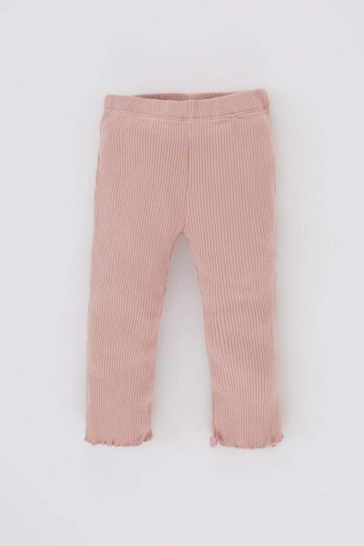 Baby Girl Striped Sweatshirt & Leggings 2-piece Set (Pink) - 5