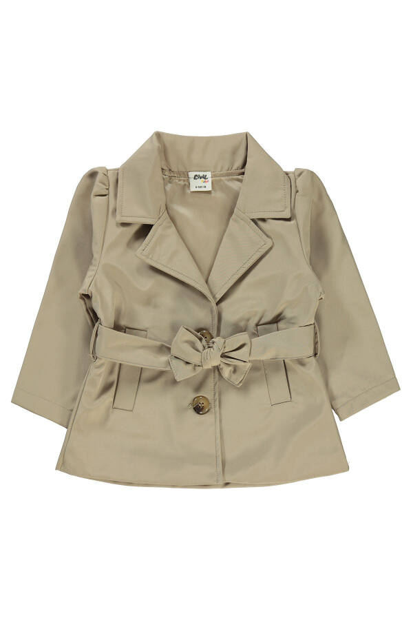 Baby Girl Trench Coat Jacket 6-18 Months Beige - 7