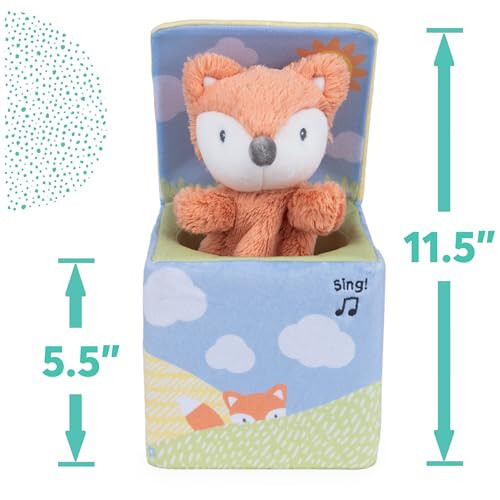 Baby GUND Fox in a Box, Animated Plush Activity Toy for Babies and Infants, Ages 0 and Up, Multicolor - 2