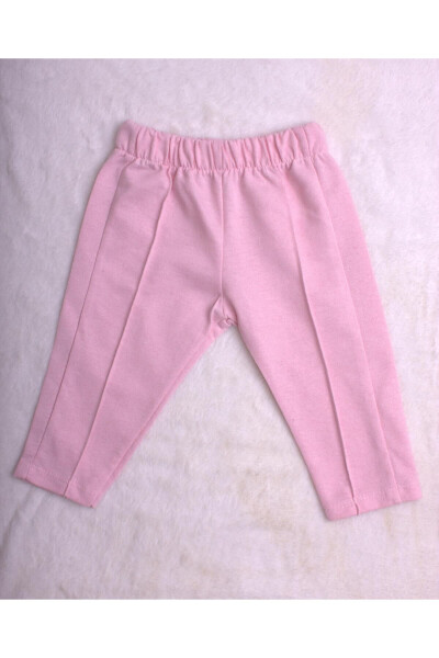 Baby Leggings with Elastic Stripe Detail for Girls and Boys - 4