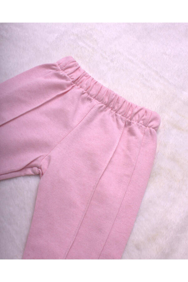 Baby Leggings with Elastic Stripe Detail for Girls and Boys - 6