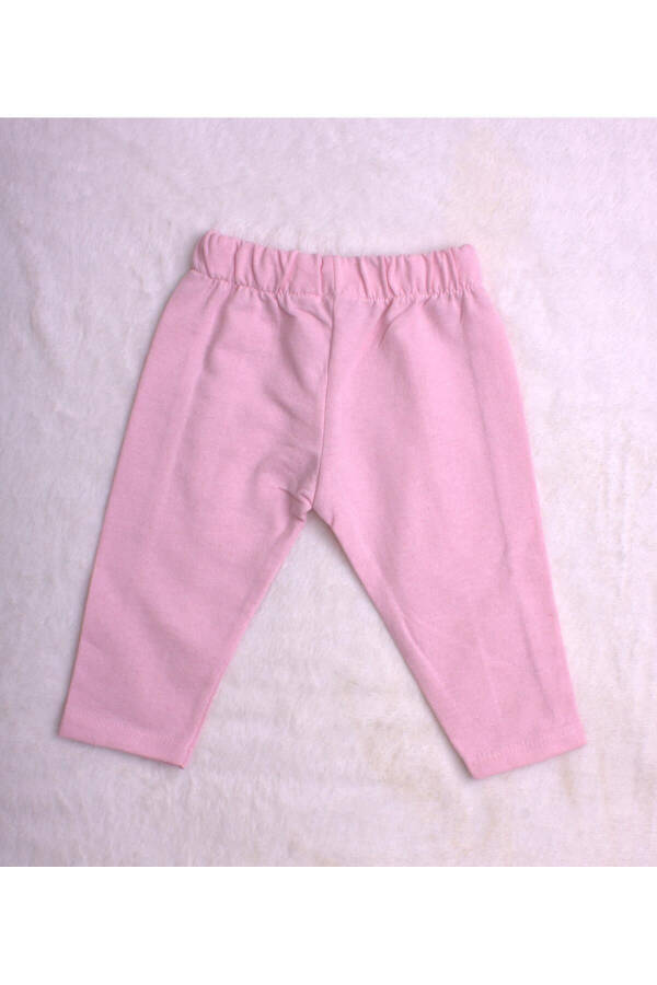 Baby Leggings with Elastic Stripe Detail for Girls and Boys - 2