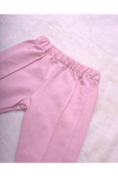 Baby Leggings with Elastic Stripe Detail for Girls and Boys - 3