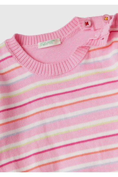 Baby Pink Mix Sweater - 2