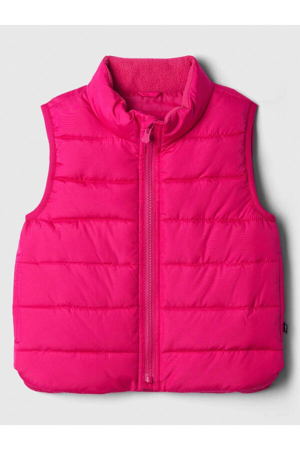 Baby Pink Puffer Vest - 4