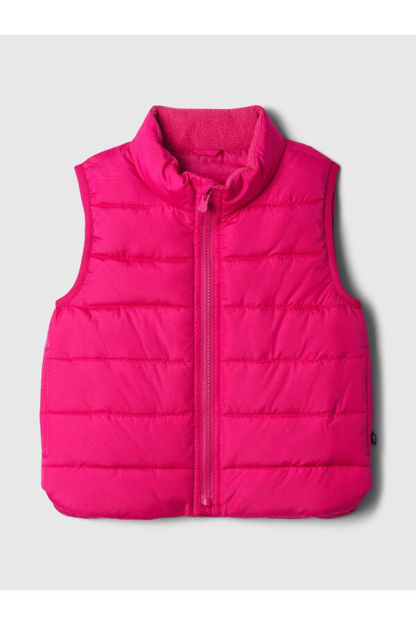 Baby Pink Puffer Vest - 1