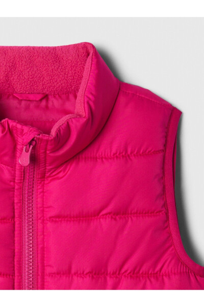 Baby Pink Puffer Vest - 2