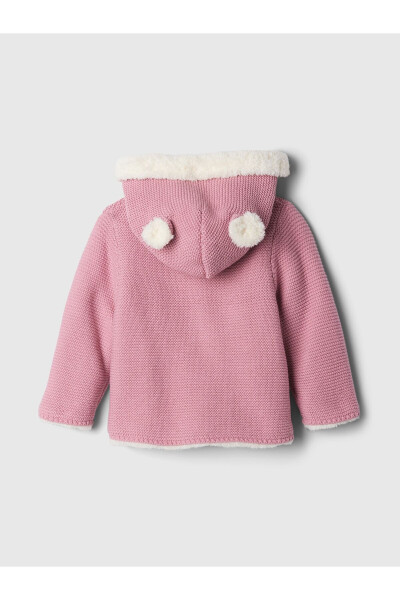 Baby Pink Sherpa Jacket - 3