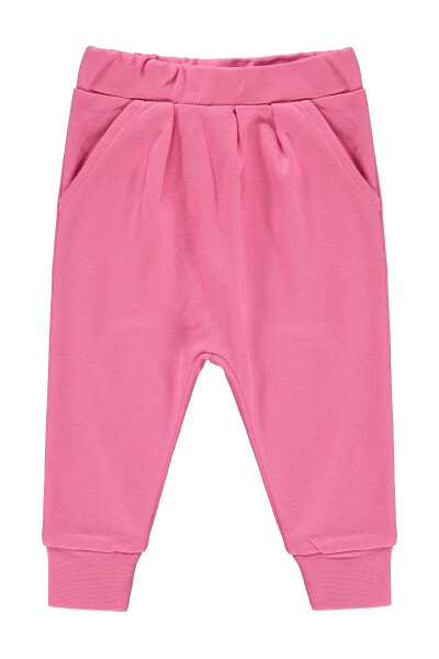 Baby Single Bottom Without Socks 6-24 Months Pink - 3