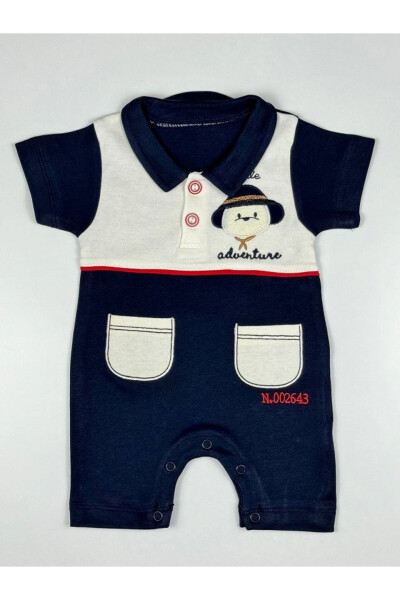 Baby Summer Jumpsuit Embroidered 3-12 Months - 1