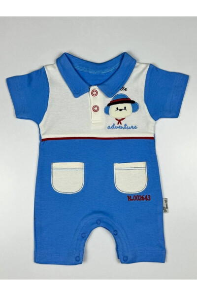 Baby Summer Jumpsuit Embroidered 3-12 Months - 1