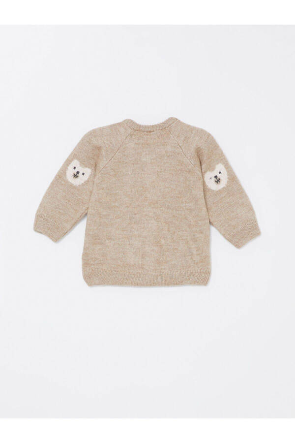 Baby sweater with bike neckline - 6