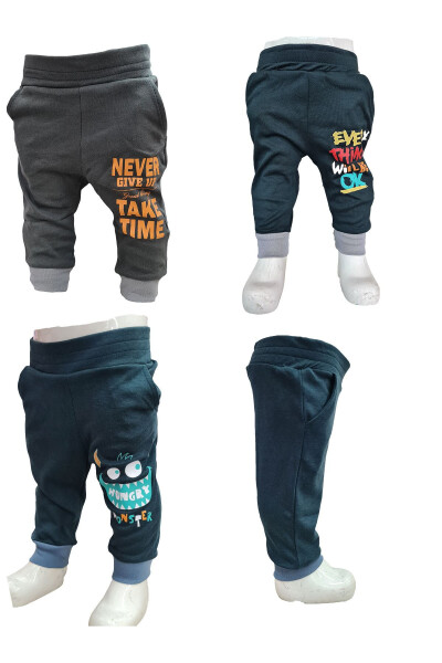 Baby Sweatpants. 2-Pack Baby Sweatpants with One Bottom Pocket and Two Drawstrings (2 Pieces) - 21