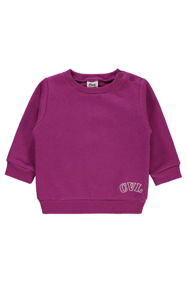 Baby Sweatshirt (6-18 Months), Orchid Purple - 7