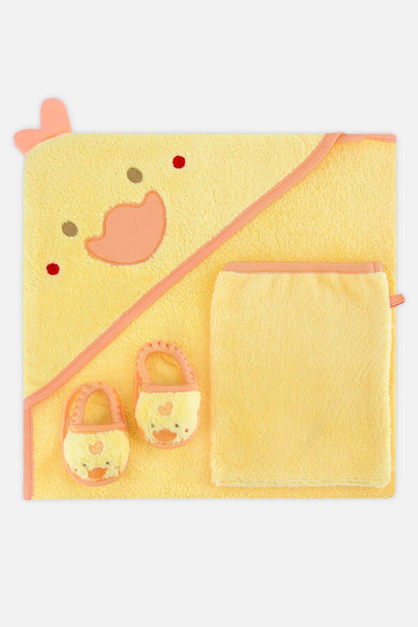 Baby Towel Swaddle Bag Set Little Duck - 2