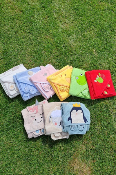 Baby Towel Swaddle Bag Set Little Duck - 5