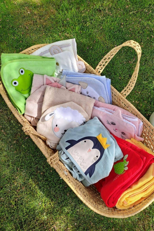 Baby Towel Swaddle Bag Set Little Duck - 7