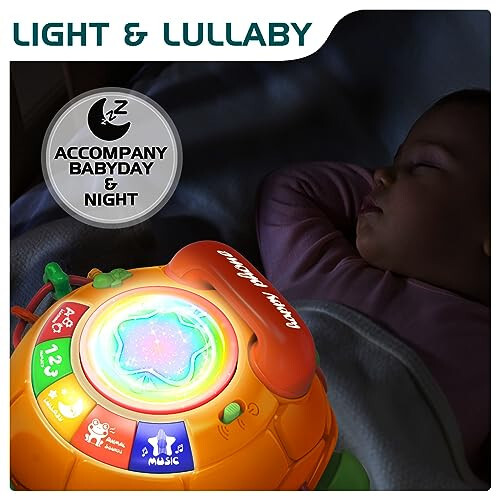 Baby Toys 6 to 12 Months, Musical Turtle Crawling Baby Toys for 12-18 Month, Early Learning Educational Toy with Light & Sound, Birthday Toy for Infant Toddler Boy Girl 7 8 9 10 11 month 1-2 Year Old - 6