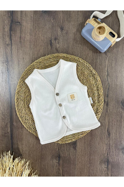 Baby Vest, 100% organic cotton, soft texture. Unisex, seasonal. - 1