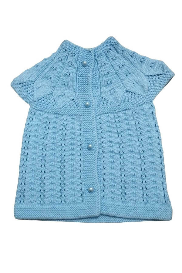 Baby Vest (Hand Knitted, Wool), Sero Haberdashery & Dowry - 1