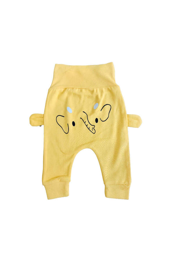 Baby Yellow Elephant Single Leg Pants - 1