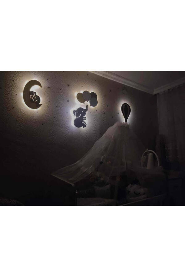 Baby/Children's Room Wooden Decorative Lighting Baby Gift - 5