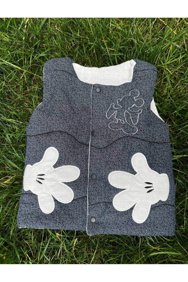 Baby/Kids Seasonal Embroidered Cotton Lined Vest - 1