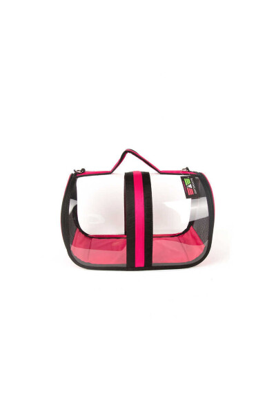 Bacco Milano Transparent Pet Carrier (Pink) - 1