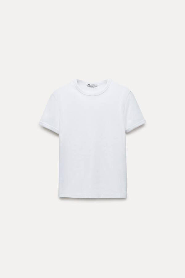 Back Seam T-Shirt - White - 16